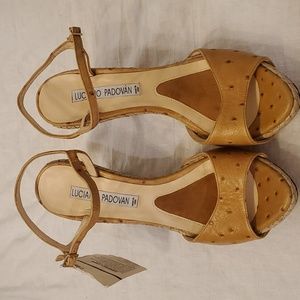 Luciano Padovan Wedge Sandal 6.5